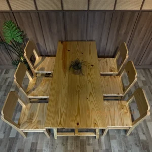 Bàn ăn m2 6ghế lưng tựa 03 f tn