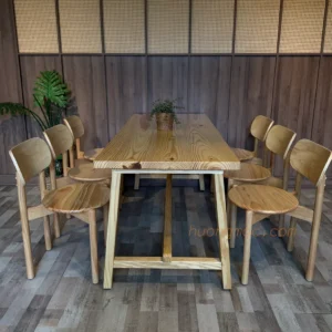 Bàn ăn m2 6ghế lưng tựa 05 a tn