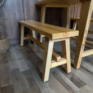 Bàn ăn m2 ghế băng m2 1.4m z tn