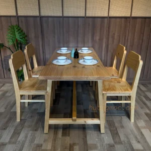 Bàn ăn m5 4ghế lưng tựa 03 a tn