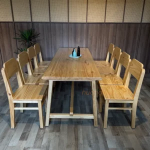 Bàn ăn m5 8ghế lưng tựa 03 a tn
