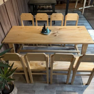 Bàn ăn m5 8ghế lưng tựa 03 f tn