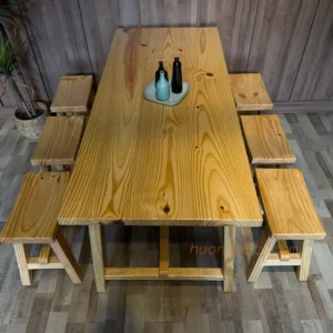 Bộ bàn m2 6ghế đôn lõm b tn