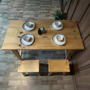 Bộ bàn m5 4ghế đôn lõm e tn